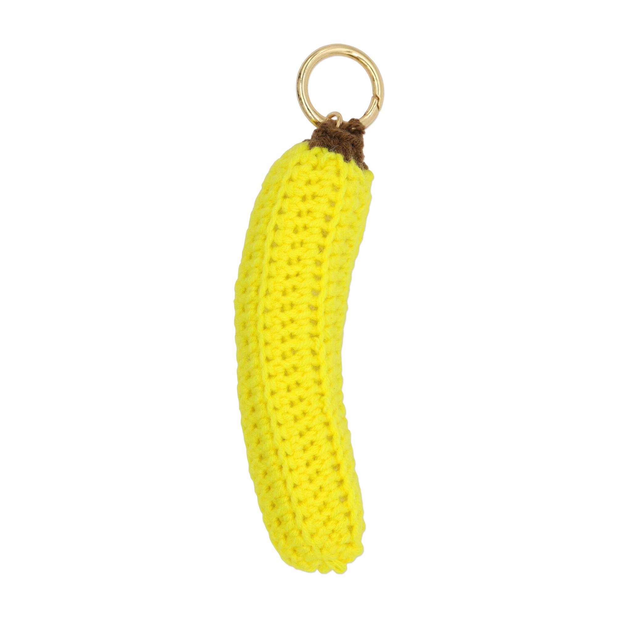 Summer Knit Banana Bag Charm by Make Market®